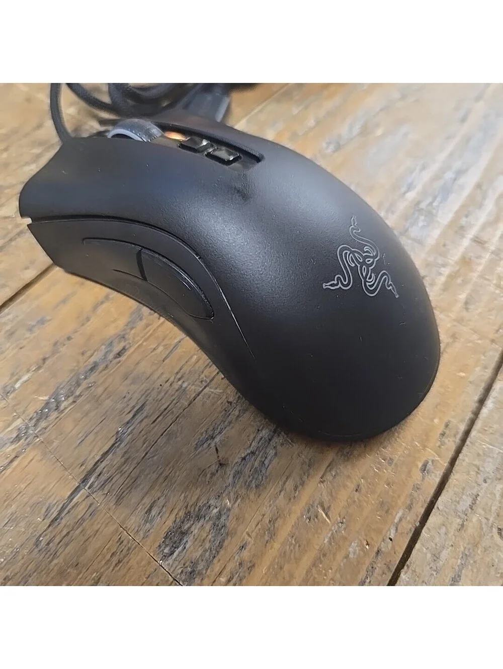 Razer Deathadder V2 Gaming Mouse RZ01-0321 5V 200Ma Lights Up - Tested
